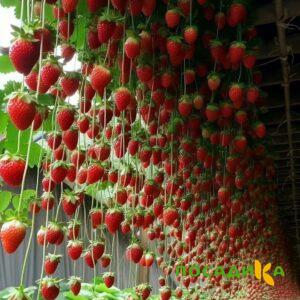 Клубника ампельная Анастасия купить по цене от 370р. в интернет-магазине «Посадика» с доставкой почтой в в Волжскийе и по всей России – [изображение №1].
